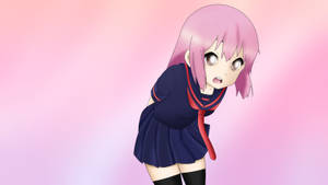 วอลเปเปอร์สาวน้อยอนิเมะสไตล์พังก์สีชมพู — สาวอนิเมะน่ารัก วอลเปเปอร์