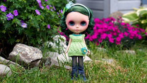 วอลเปเปอร์สไตล์ Bratz ผมสีเขียว — เขียวเข้มสวยงาม วอลเปเปอร์