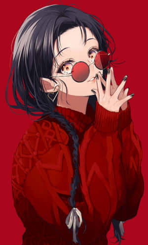 Pfp สีแดง — น่ารักอนิเมะรูปโปรไฟล์ วอลเปเปอร์