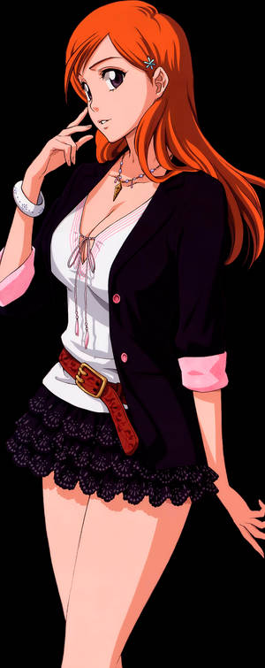 วอลเปเปอร์สาวอนิเมะโอริฮิเมะ อิโนอุเอะ — กาแล็กซี่ Z Flip 6 วอลเปเปอร์
