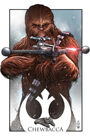 สำรวจกาแล็กซี่กับ Wookiee — Galaxy Z Fold 8 วอลเปเปอร์