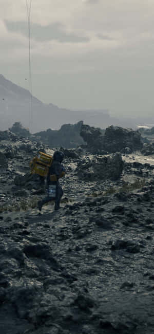 พื้นหลัง iPhone X Death Stranding — POCO F8 Pro วอลเปเปอร์