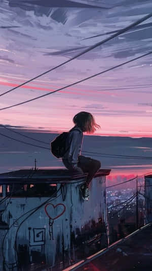ภาพสุนทรียภาพอนิเมะ — อนิเมะแนวสวยงาม GIF วอลเปเปอร์
