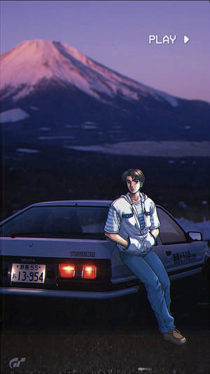สุนทรียศาสตร์ JDM จาก Initial D — อนิเมะรถยนต์ วอลเปเปอร์