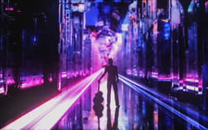 พื้นหลัง Neon City — นีออนซิตี้ วอลเปเปอร์