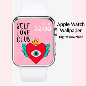 หน้าปัดนาฬิกา Apple น่ารักรูปหัวใจ
