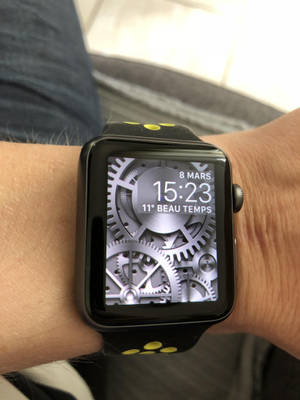 วอลเปเปรหน้าปัดนาฬิกาเฟืองจักรกล Apple Watch — Apple Watch วอลเปเปอร์