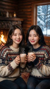 TWICE ในเสื้อสเวตเตอร์หน้าหนาวสุดอบอุ่น ท่ามกลางหิมะและแสงไฟอันอบอุ่น