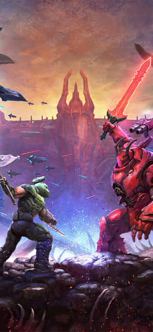 Doom Eternal ไอโฟน — Redmi Note 15 Pro 4G วอลเปเปอร์
