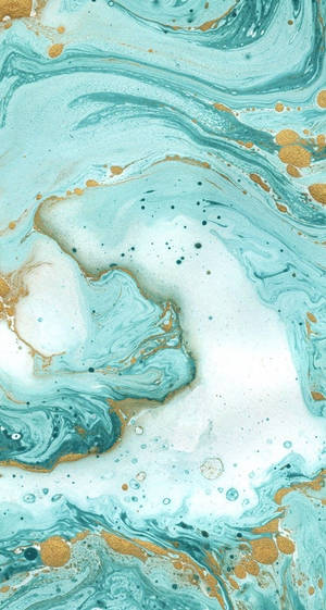 หินอ่อนสีน้ำเงินมรกตทอง — ทอง วอลเปเปอร์