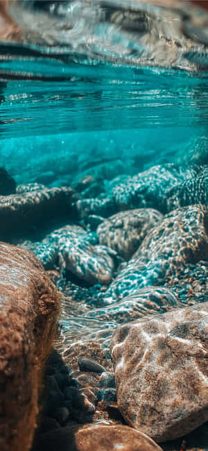 Ocean Aesthetic Phone — iPhone 11 Pro วอลเปเปอร์