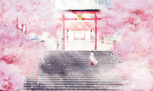 อนิเมะสีชมพู วัดโนรากามิ — อนิเมะสีชมพูสไตล์ aesthetic วอลเปเปอร์