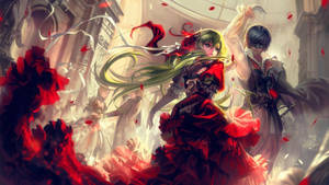 วอลเปเปอร์อนิเมะเต้นรำในงานสวมหน้ากาก — อนิเมะแนวสวยงาม GIF วอลเปเปอร์