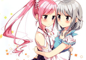 วอลเปเปอร์อนิเมะเลสเบี้ยนกำลังมีความรัก