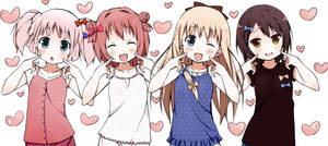 วอลเปเปอร์อนิเมะเลสเบี้ยนหัวใจสีชมพู