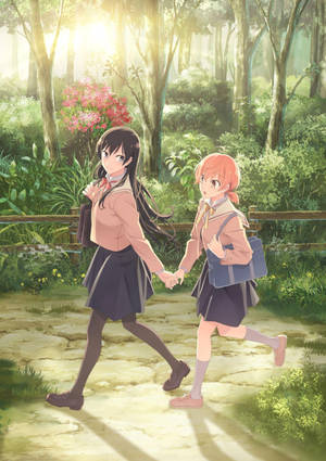 วอลเปเปอร์อนิเมะเลสเบี้ยนในป่า