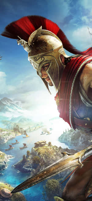 พื้นหลัง Android Assassin's Creed Odyssey — หัวเว่ย พูรา 90 โปร วอลเปเปอร์