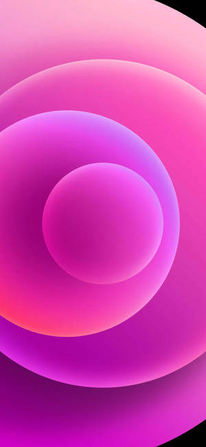 วอลเปเปอร์ออร์บสีชมพู ไอโฟน 12 — iPhone 12 วอลเปเปอร์