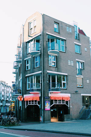 อาคารร้านกาแฟ — เสี่ยวหมี่ แท็บเล็ต วอลเปเปอร์