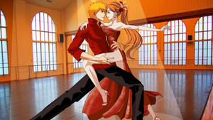 วอลเปเปอร์อิจิโกะและอิโนอุเอะเต้นรำในสไตล์อนิเมะ — แอนิเมะเต้น วอลเปเปอร์