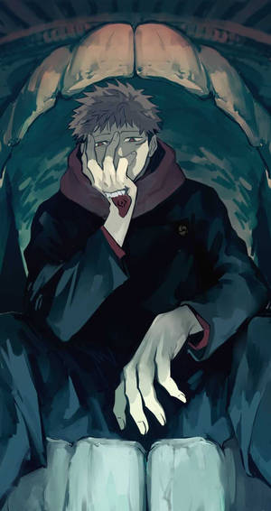 อิทาดوريสุดเท่ Jujutsu Kaisen IPhone — จูจุสึไคเซ็น วอลเปเปอร์