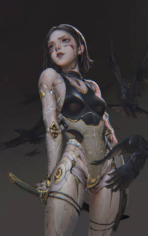 วอลเปเปอร์มือถืออีกา Alita: Battle Angel — Galaxy Tab วอลเปเปอร์
