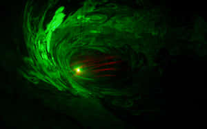ไฟ LED สีเขียว — ไลท์กรีน เอสเธติก วอลเปเปอร์