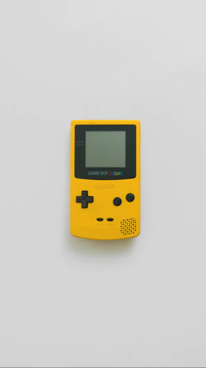 วอลเปเปอร์เกมบอยคัลเลอร์สีเหลืองเรียบง่าย