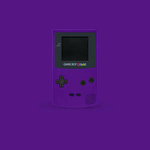 วอลเปเปอร์ Game Boy Color สีม่วง