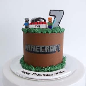 ภาพเค้ก Minecraft — iPad Air 11 วอลเปเปอร์
