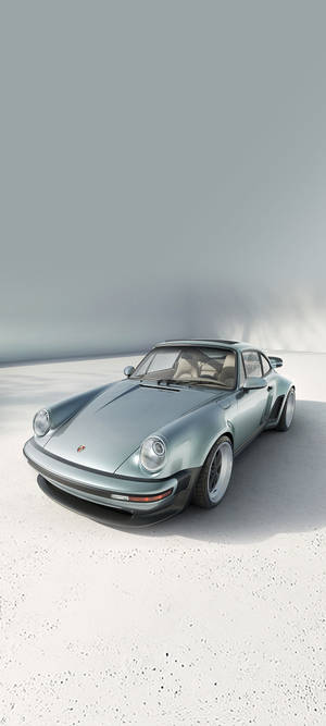 เงิน ปอร์เช่ 911 — 1080x2400 วอลเปเปอร์