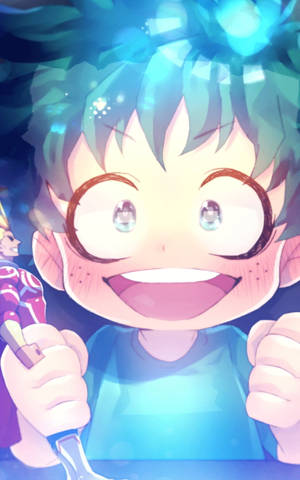 เดกุ หน้าตูน่ารักการ์ตูน — RedMagic Astra 2 วอลเปเปอร์