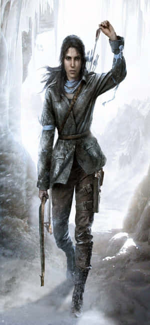 พื้นหลัง iPhone Xs Max Rise Of The Tomb Raider — Redmi 15a วอลเปเปอร์