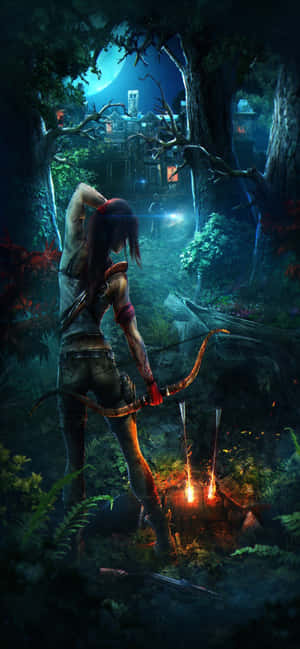 พื้นหลัง iPhone Xs Max Rise Of The Tomb Raider — Redmi 15a วอลเปเปอร์