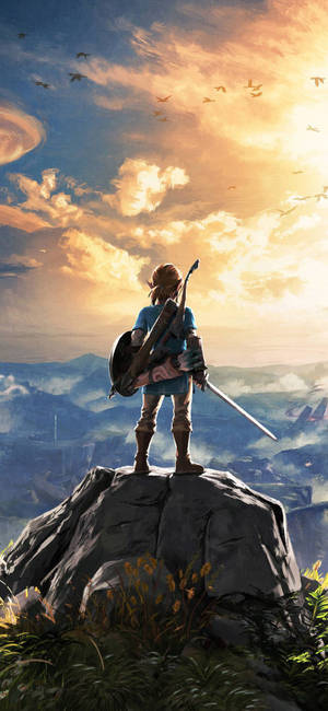 วอลเปเปอร์ภาพตัวละคร HD ของ Link Breath Of The Wild