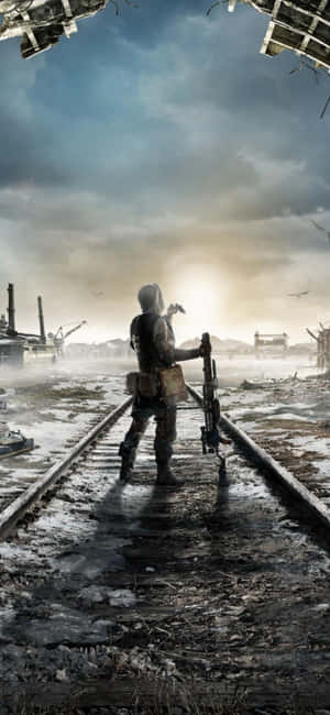 Iphone X Metro Exodus พื้นหลัง — Nubia Z70 Ultra วอลเปเปอร์