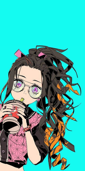 เนซูโกะ นักล่าปีศาจ น่ารัก สุนทรียภาพอนิเมะ — อนิเมะแนวสวยงาม GIF วอลเปเปอร์