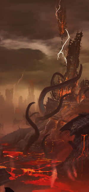 Doom Eternal iPhone — Redmi Note 17 Pro Max วอลเปเปอร์
