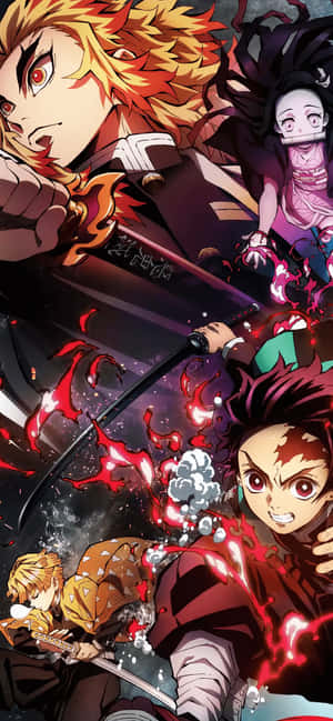 Demon Slayer iPhone 11 — Vivo V50e วอลเปเปอร์