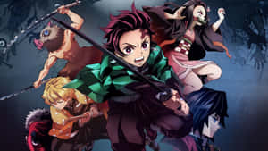 พื้นหลัง Demon Slayer 4k — ดาบพิฆาตอสูร 4K GIF วอลเปเปอร์
