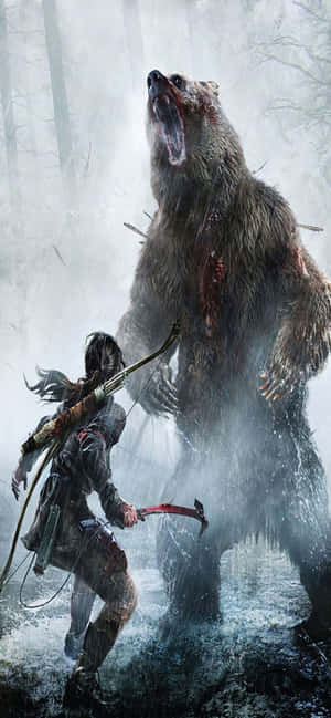 พื้นหลัง iPhone Xs Max Rise Of The Tomb Raider — Redmi A7 Pro วอลเปเปอร์