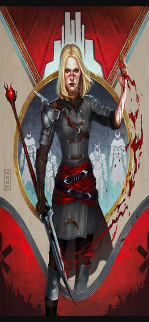 พื้นหลัง iPhone Xs Dragon Age Inquisition — เทคนo แคเมรอน วอลเปเปอร์