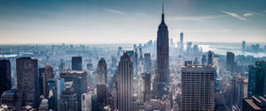 วอลเปเปอร์ทัศนียภาพนครนิวยอร์กอุลตราไวด์ — 3440x1440 วอลเปเปอร์