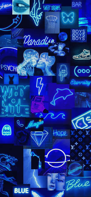 พื้นหลัง Aesthetic Blue — Honor Win Turbo วอลเปเปอร์