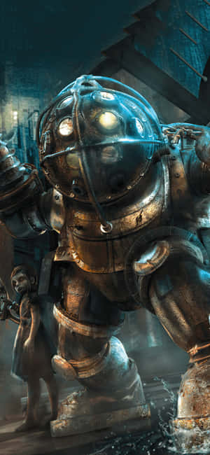4K Bioshock iPhone — iPhone 15 Pro Max วอลเปเปอร์