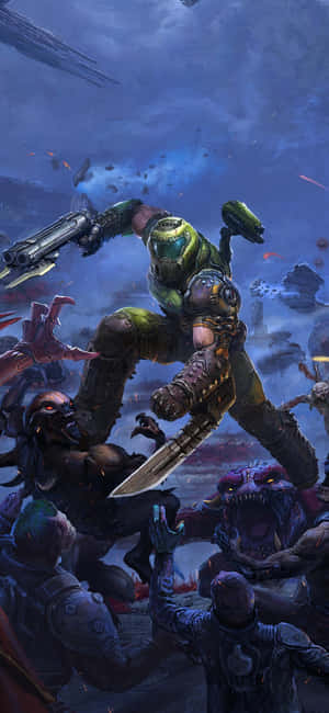 Doom Eternal iPhone — Redmi Note 15 Pro วอลเปเปอร์