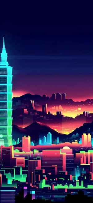 ย้อนยุคสไตล์ 80s — Oppo Reno15c วอลเปเปอร์