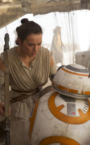 เรย์ และ BB-8 สตาร์ วอร์ส แท็บเล็ต — Honor Pad วอลเปเปอร์