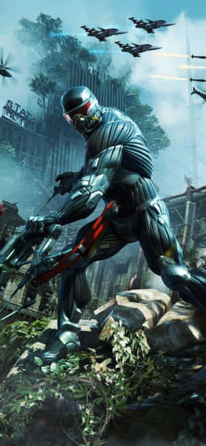 พื้นหลัง Crysis 3 สำหรับ iPhone X — POCO F8 Pro วอลเปเปอร์