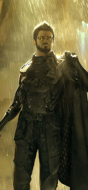 พื้นหลัง Android Deus Ex Mankind Divided — Redmi Note วอลเปเปอร์